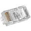 Конектор RJ45 UTP 40 шт. Clear Cat.5e Patron (CON-RJ-45-8P8C-40) - мініатюра 1