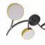 Люстра потолочная Brille в зал LED 75W WW+NW+CW BK+G (BR-01 642C/5) - миниатюра 3
