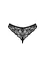 Трусики-стринги Obsessive Serafia XL/2XL чорний - мініатюра 6