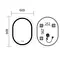 Дзеркало Mixxus Premium ELLIPSE MV05-80x60-REVERSE (LED Touch, Anti-fog (3-6,5kK)) (MP6642) - мініатюра 5