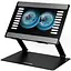 Охлаждающая подставка для ноутбука до 15.6 дюймов OfficePro LS-122-B 2xfans Alloy Aluminum Black - миниатюра 1