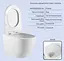 Набір Q-tap Nest 4 в 1 підвісний унітаз Robin Ultra Quiet 520x365x365 + комплект інсталяції QT13332381AW47500 - мініатюра 2