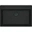 Кухонна мийка Franke Maris, фраграніт, прямокутник, без крил, 760х510х200мм, чаша - 1, врізна, MRG 610-72 TL, чорний матовий - мініатюра 1