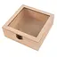 Скринька дерев'яна Rosa Talent з замком та прозорим верхом 20х20х8 см - мініатюра 2