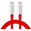 Кабель Warp Fast Charge 65W/6A 1m Type-C на Type-C (C202A) для OnePLus red - миниатюра 1