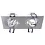 Светильник точечный Brille HDL-DT 102/2 Aluminium MR16 162352 - миниатюра 4