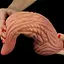 Фаллоимитатор Dual-Layered Silicone 10'' Nature Cock 25 см коричневый - миниатюра 12