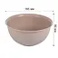 Миска Stars Plast круглая матовая какао 1 л (94207/как) - миниатюра 2