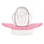 Уцінка. Пустушка Nip Miss Denti №3, силіконова, 13-32 міс., рожевий (31802) - мініатюра 1