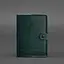 Кожаная обложка-портмоне для военного билета 15.0 зеленая - миниатюра 5
