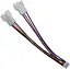 Кабель для підключення кулера 4pin-4pin/3pin 12см - мініатюра 2