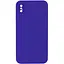 Чехол Epik Silicone Case Square Full Camera Protective AA NOLOGO для Apple iPhone X/XS 5.8 Фиолетовый/Ultra Violet - миниатюра 1