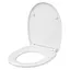 Сиденье для унитаза Cersanit Cersania (Delfi/Moduo) duraplast Soft Close K98-0239, Белый - миниатюра 2