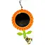Игрушка для птиц TatraPet Dodo подсолнечник с зеркалом и колокольчиком 5.5х16 см - миниатюра 1