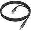 Аудиоадаптер Hoco UPA27 Spirit transparent digital audio conversion cable iP 1.2 м черный - миниатюра 1