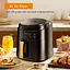 Мультипіч Air Silver Crest 8 л безмасляна XXL Air Fryer потужністю 2400 Вт із технологією Rapid Air - мініатюра 5