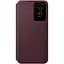 Оригинальный чехол-книжка Samsung Smart Clear View Cover для Galaxy S22 Plus (6.6") Burgundy EF-ZS906CEEGRU - миниатюра 1