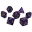 Набір кубиків Pearl 7 Dice Set - Dark Purple (w-gold) , 7 шт. (g7dpearl13) - мініатюра 1