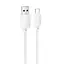 Дата кабель Hoco X113 Beneficio USB to Type-C (1m) White - мініатюра 1