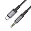 Аудіокабель Borofone BL24 Graceful digital audio conversion cable Type-C Сірий - мініатюра 3
