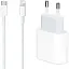 Мережевий зарядний пристрій Apple 18W USB-C Power Adapter A1692 PD 3A + кабель TYPE-C - LIGHTNING - мініатюра 1