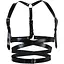 Кожаная портупея Art of Sex - Melani Leather harness, Черная XS-M - миниатюра 1