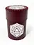 Настільна гра Планета Ігор Чаша для кубиків D20 (бургунді) (Dice cup D20 burgundy) (pi-dc006) - мініатюра 1