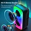 Портативний динамік LEFANDI Bluetooth, бездротовий динамік Bluetooth 5.0 зі стереозвуком, FM-радіо, тривалий час відтворення - мініатюра 5