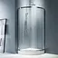 Душевая кабина Am.Pm Like 90x90 см без поддона хром W83UG-315-090CG, универсальная, прозрачная, хром - миниатюра 3