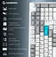 Клавиатура игровая механическая GamePro MK-305-WH Asgard Drakkar Keychron Super Red Switch Bluetooth 5.2/2.4 ГГц/USB White - миниатюра 16