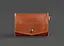 Кожаная монетница с клапаном 1.0 светло-коричневая. - миниатюра 1