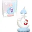 Дитяча настільна лампа Hello Kitty на місяці блакитна (352E) - мініатюра 1