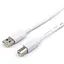 Кабель ATcom USB 2.0 AM/BM 5m 2ferrite white (10109) - мініатюра 1