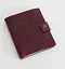 Кожаная обложка-портмоне для удостоверения офицера 11.0 бордовая Crazy Horse - миниатюра 1