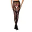 Эротические колготки-бодистокинг Passion S007 black красивые ажурные колготки с вырезом S/M/L - миниатюра 2