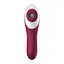 Вакуумний кліторальний стимулятор з вібрацією Satisfyer Dual Crush бордовий - мініатюра 2