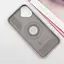Чехол SGP PC+Leather with MagSafe для Apple iPhone 16, 6.1 Grey - миниатюра 3