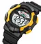 Чоловічий спортивний годинник Skmei 2153 (Чорний з жовтим) - мініатюра 2