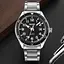 Чоловічий наручний годинник 9232SSIBK Silver/Black-steel strap Skmei acs0029853 - мініатюра 3