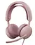 Гарнитура Logitech ZONE Wired 2 USB Headset Rose (981-001620) - миниатюра 1
