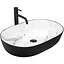Умивальник Rea Cleo 61 накладний black aiax matt REA-U6625, Чорний матовий - мініатюра 1