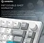 Клавиатура игровая механическая GamePro MK-266-WH Asgard Yord Keychron Super Red Switch Bluetooth 5.2/2.4 ГГц/USB White - миниатюра 11
