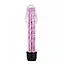 Гелевый мягкий вагинальный вибратор на батарейках для женщин 17 см розовый - миниатюра 1