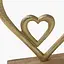 Декор алюмінієвий MBM HOME Серце на підставці золотий 110x50x115 мм (DH-ST-38 S GOLD) - мініатюра 4