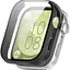 Чехол-накладка DK для Huawei Watch Fit 3 Пластик Gloss Стекло Full Cover (black) - миниатюра 1