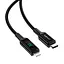 Кабель ACEFAST C6-01 Type-C to iP, 3A, 30W, 1.2m, nylon, zinc connectors, Black - мініатюра 3