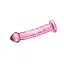 Скляний фалоімітатор LoveToy Glass Romance 19 см рожевий - мініатюра 3