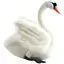 М'яка іграшка Hansa Білий лебідь 27 см (4085) - мініатюра 1