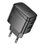 Адаптер сетевой Hoco Bright charger CS61A | 1USB/1Type-C, 30W/3A| - миниатюра 1