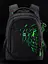 Рюкзак для підлітків до школи чорний із зеленим із usb зарядним пристроєм для хлопців Winner / SkyName (90-108 G) - мініатюра 3